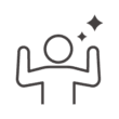 やる気のある人のアイコン