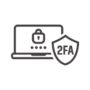 PCの二段階認証のアイコン