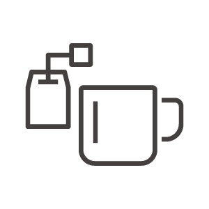 紅茶のティーバッグのアイコン