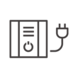 UPS（無停電電源装置）のアイコン
