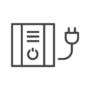 UPS（無停電電源装置）のアイコン