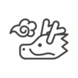 龍／竜／ドラゴンのアイコン