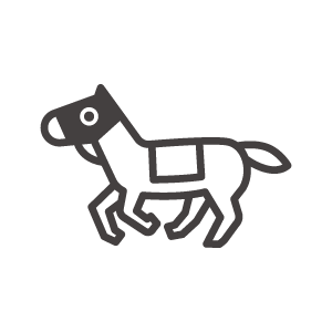 競走馬/サラブレッドのアイコン