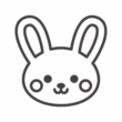 うさぎのアイコン
