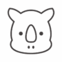 サイのアイコン
