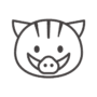 イノシシ／猪のアイコン