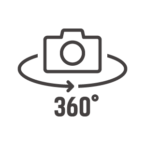 360度撮影・カメラのアイコン