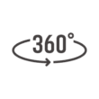 360度のイメージアイコン