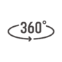 360度のイメージアイコン