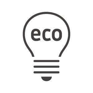 ecoの電球アイコン