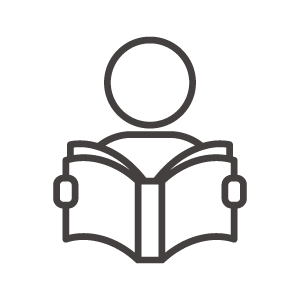 本を読む人のアイコン