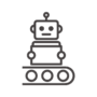製造業のロボットのアイコン