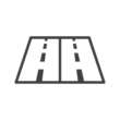 広い道路のアイコン
