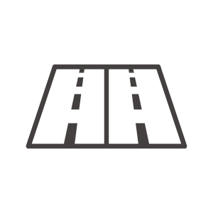 広い道路のアイコン