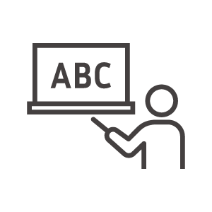 英語の授業のアイコン