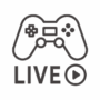 ゲームのライブ配信のアイコン
