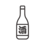 お酒（日本酒）のアイコン