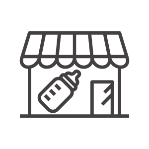 ベビー用品店のアイコン