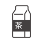 パックのお茶のアイコン