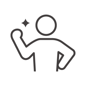 任せる/やる気のアイコン