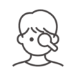 子どもの視力検査のアイコン