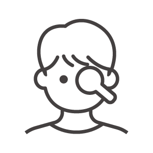 子どもの視力検査のアイコン