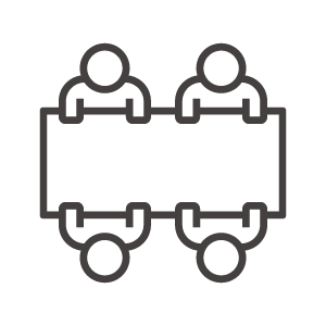会議室／ミーティングルームのアイコン