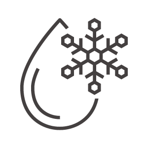 凍結／氷点下のアイコン