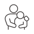介護／助け合いのアイコン