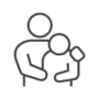 介護／助け合いのアイコン
