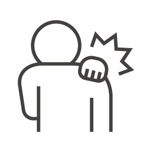 四十肩／五十肩のアイコン