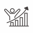 成績や資産アップのアイコン