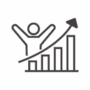 成績や資産アップのアイコン