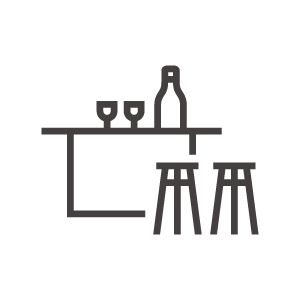 バーカウンターのアイコン