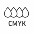 CMYK（インク）のアイコン