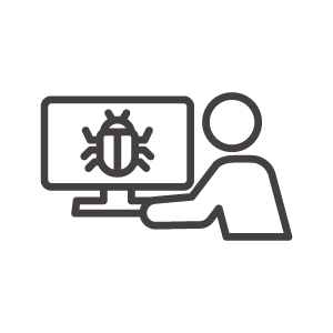 デバッグ作業のアイコン