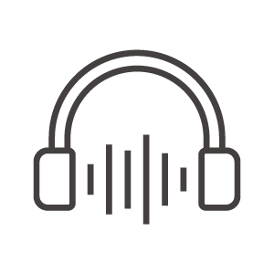 音楽を聴くアイコン