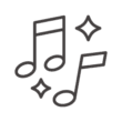 音楽や演奏のイメージアイコン