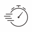 時間経過が早いイメージのアイコン
