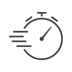 時間経過が早いイメージのアイコン