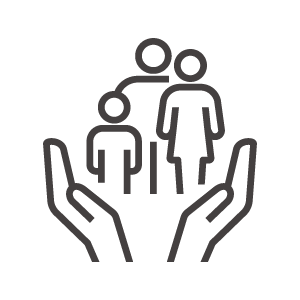 家族を支えるのアイコン