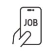 スマホで求人検索のアイコン