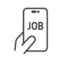 スマホで求人検索のアイコン