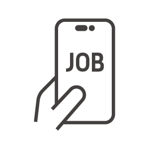 スマホで求人検索のアイコン