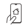 スマホで物件検索のアイコン