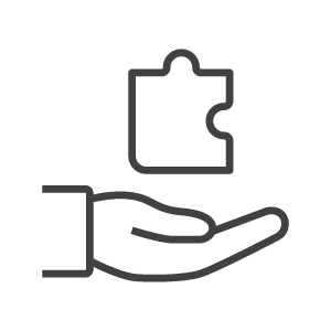 問題をサポートのアイコン