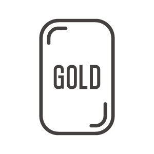 ゴールドバーのアイコン