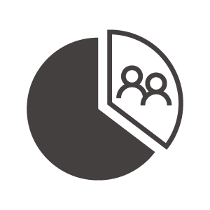 顧客セグメントのアイコン