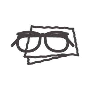 メガネ拭きのアイコン