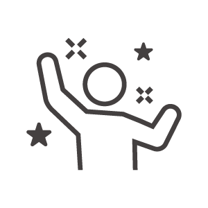 歓喜／嬉しいのアイコン